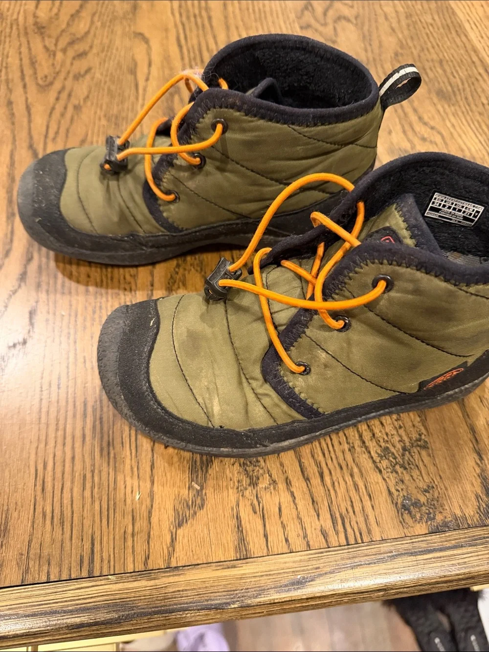 KEEN Kids- Howser 2 Quilted Mid Height Waterproof Comfy Durable in Dark Olive